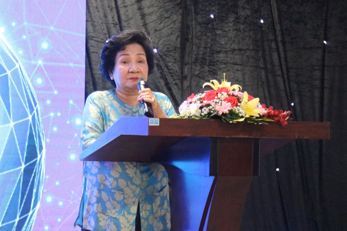 Bà Phạm Thị Huân - Chủ tịch HĐQT Công ty Cổ phần Ba Huân phát biểu tại sự kiện. Bà Phạm Thị Huân - Chủ tịch HĐQT Công ty Cổ phần Ba Huân phát biểu tại sự kiện.