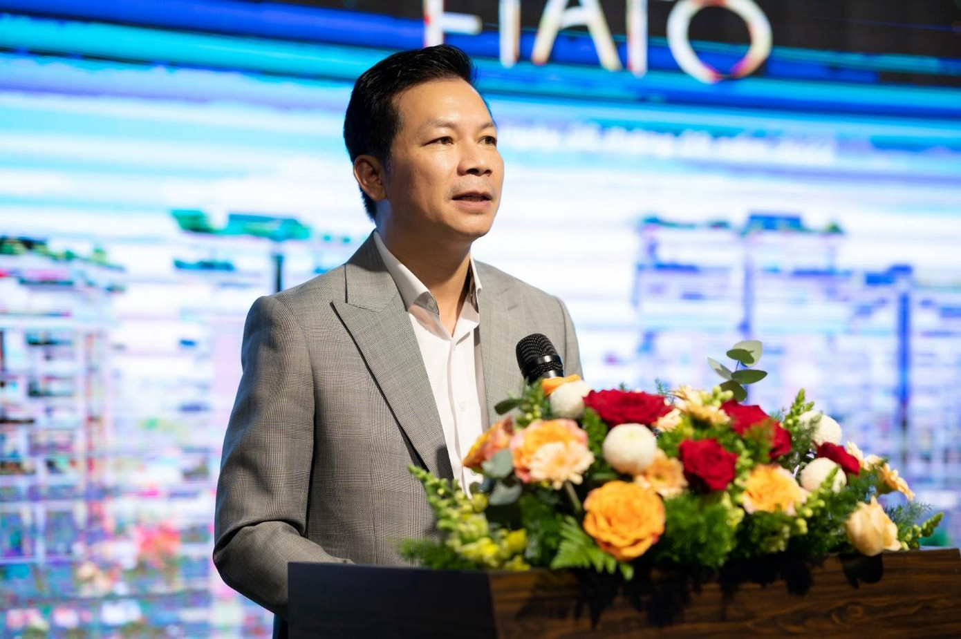 Ông Phạm Thanh Hưng - Phó Chủ tịch HĐQT Cen Group chia sẻ trong buổi lễ