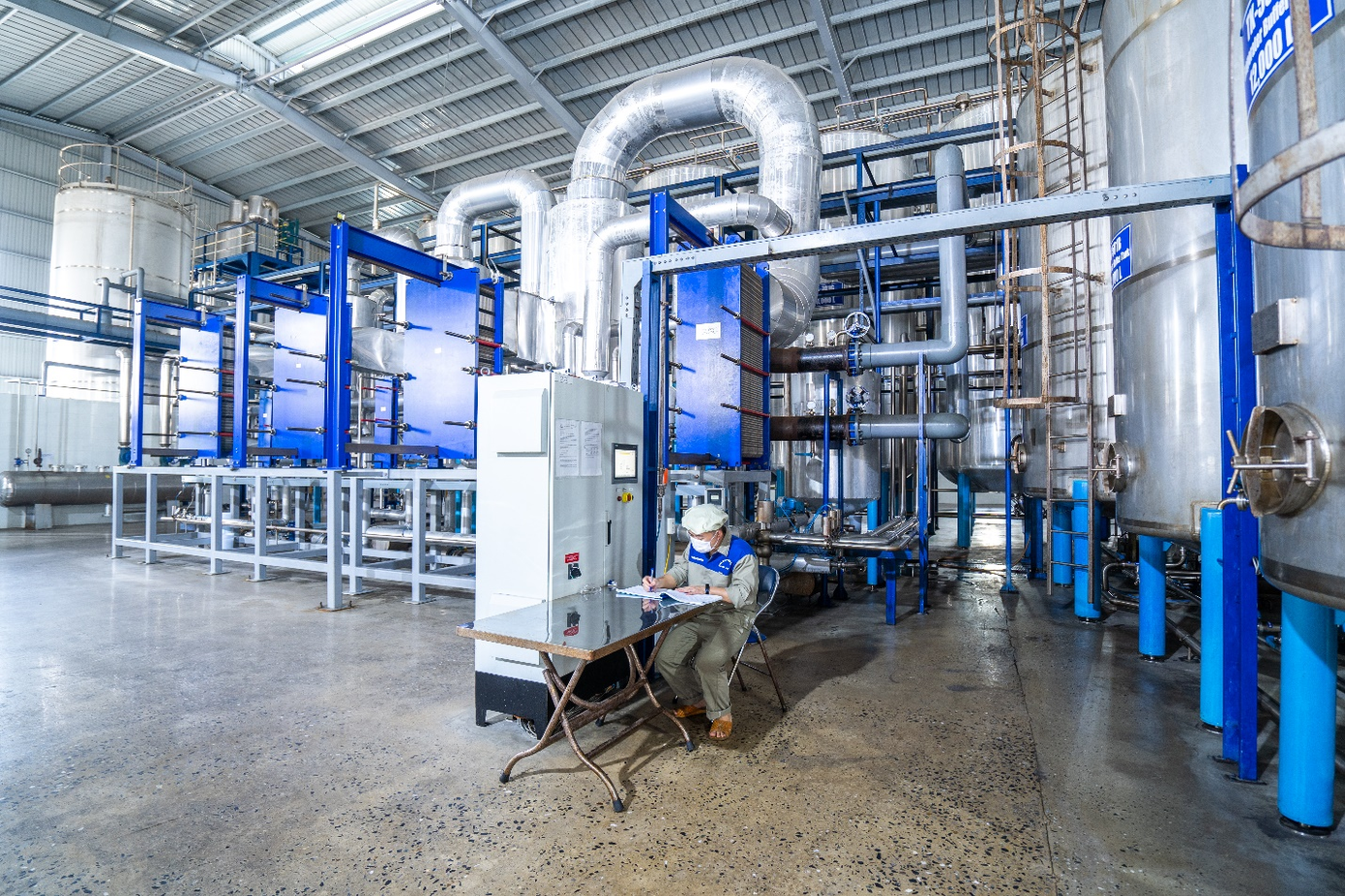 Nhà máy chế biến sắn Á Châu Hoa Sơn - Tập đoàn Nguyên liệu Á Châu AIG tại huyện Anh Sơn (Nghệ An)