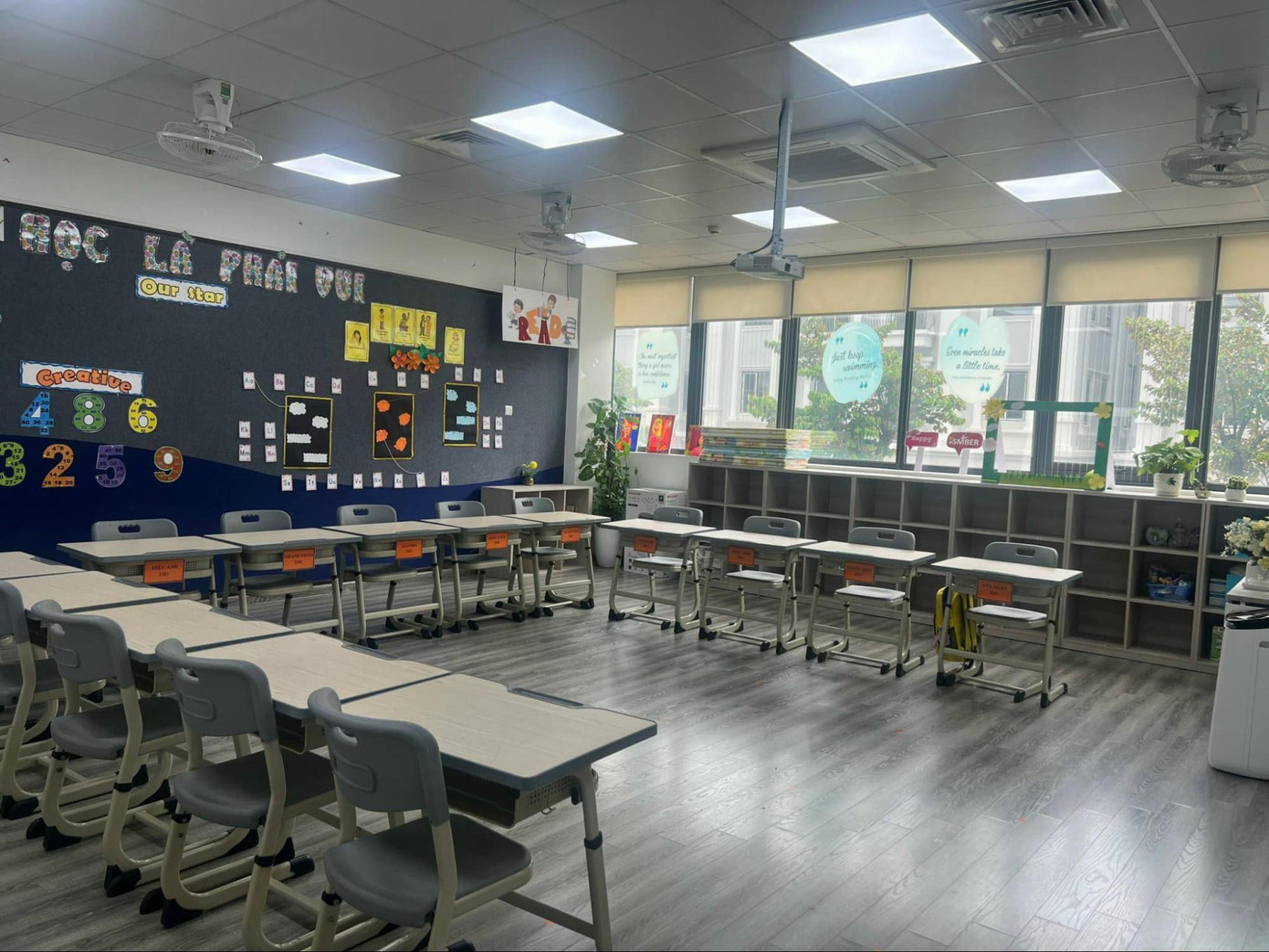 Trường Sunshine Maple Bear được đầu tư mạnh về cơ sở vật chất cùng chương trình giáo dục bản quyền xây dựng hoàn toàn theo tiêu chuẩn quốc tế