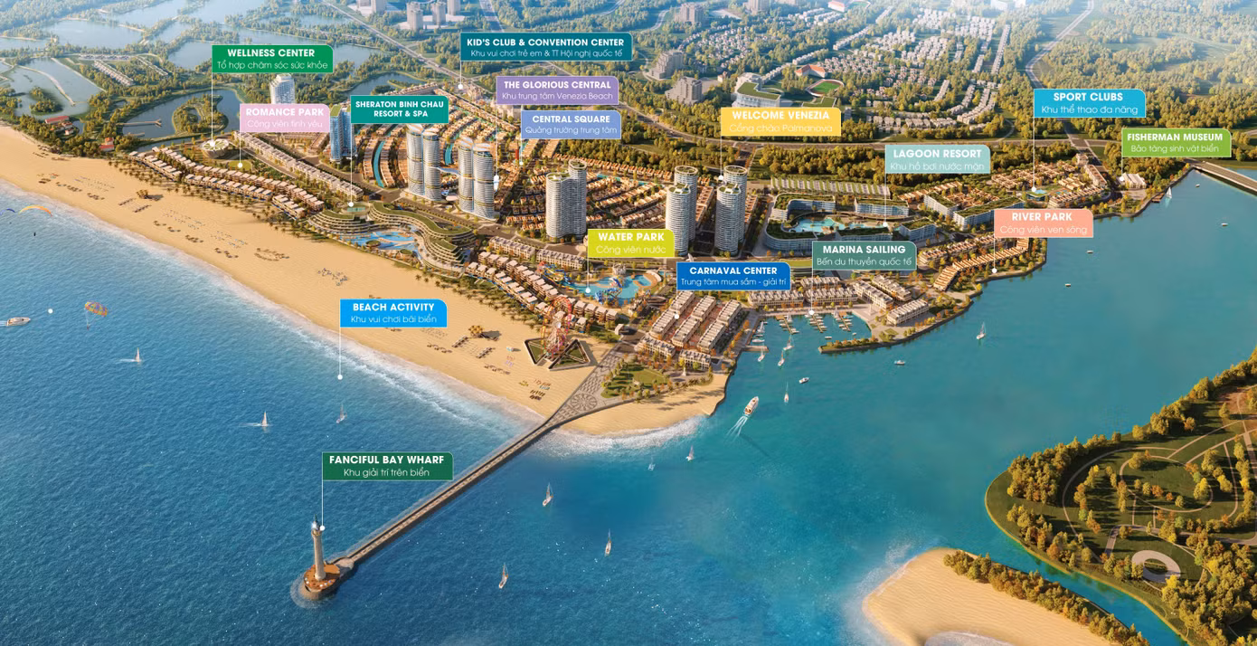 Hometel được thừa hưởng trọn vẹn hệ giá trị của HomeResort Venezia Beach với 16 cụm tiện ích all-in-one Hometel được thừa hưởng trọn vẹn hệ giá trị của HomeResort Venezia Beach với 16 cụm tiện ích all-in-one