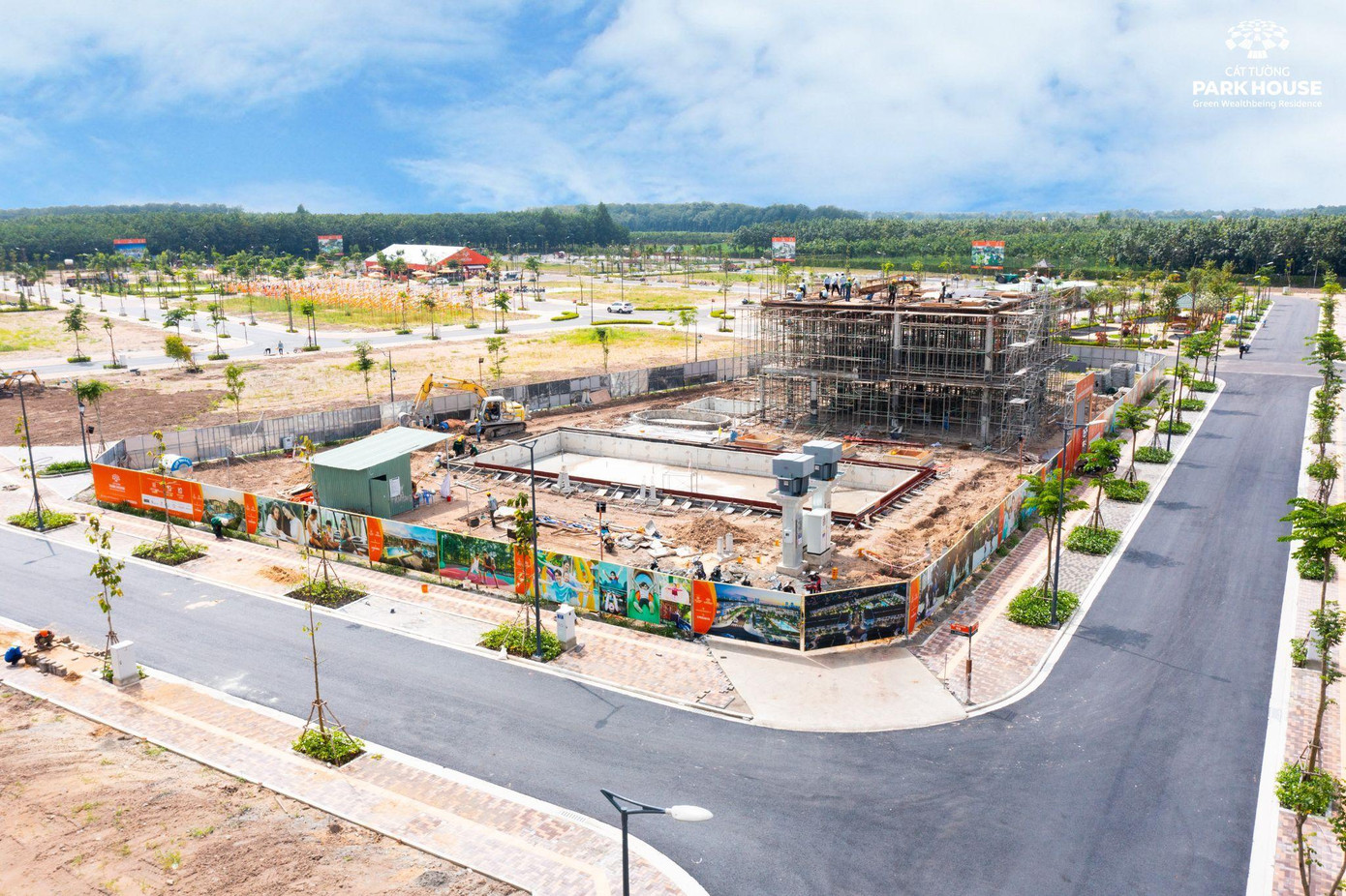 Cập nhật tiến độ Clubhouse Green View tại dự án Cát Tường Park House đã xây dựng đến tầng 2. Cập nhật tiến độ Clubhouse Green View tại dự án Cát Tường Park House đã xây dựng đến tầng 2.