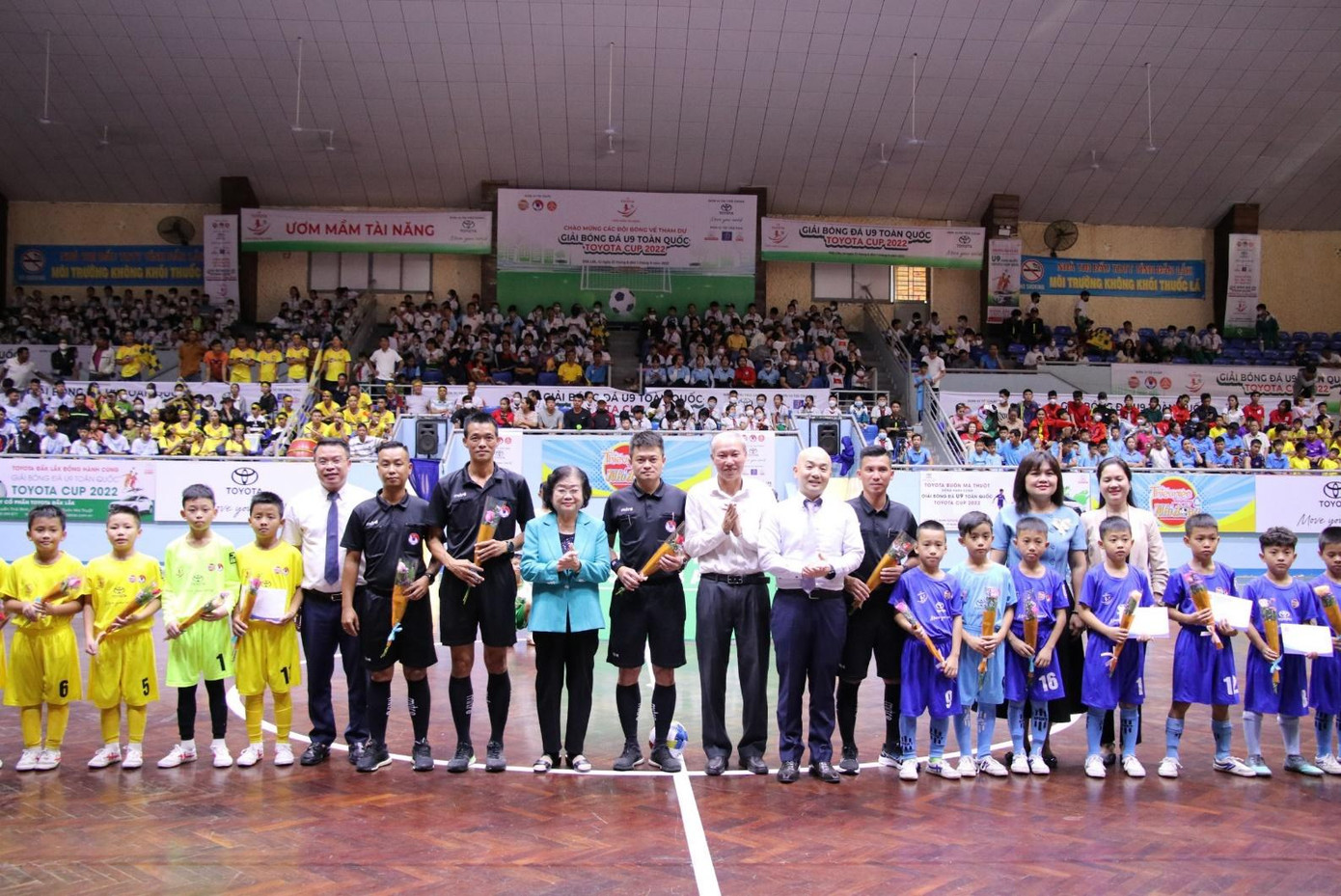 Bế mạc Giải bóng đá U9 toàn quốc Toyota Cup 2022. Bế mạc Giải bóng đá U9 toàn quốc Toyota Cup 2022.