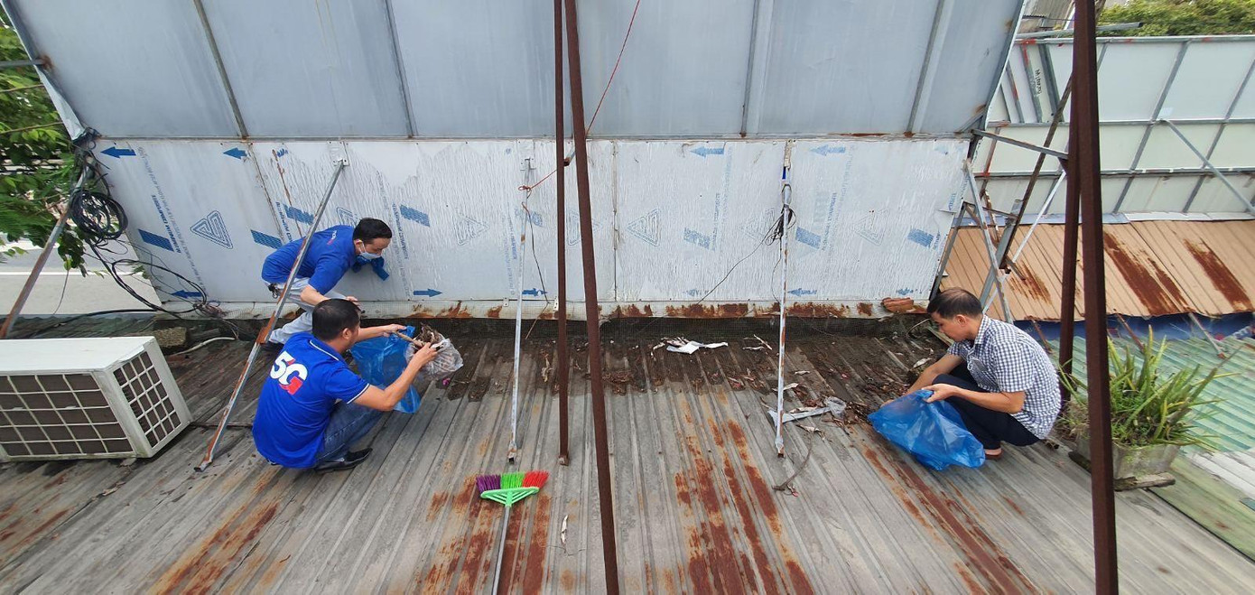 Kiểm tra, gia cố các bảng hiệu, biển quảng cáo