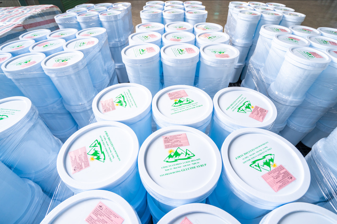 Một số sản phẩm từ sắn của công ty Á Châu Hoa Sơn