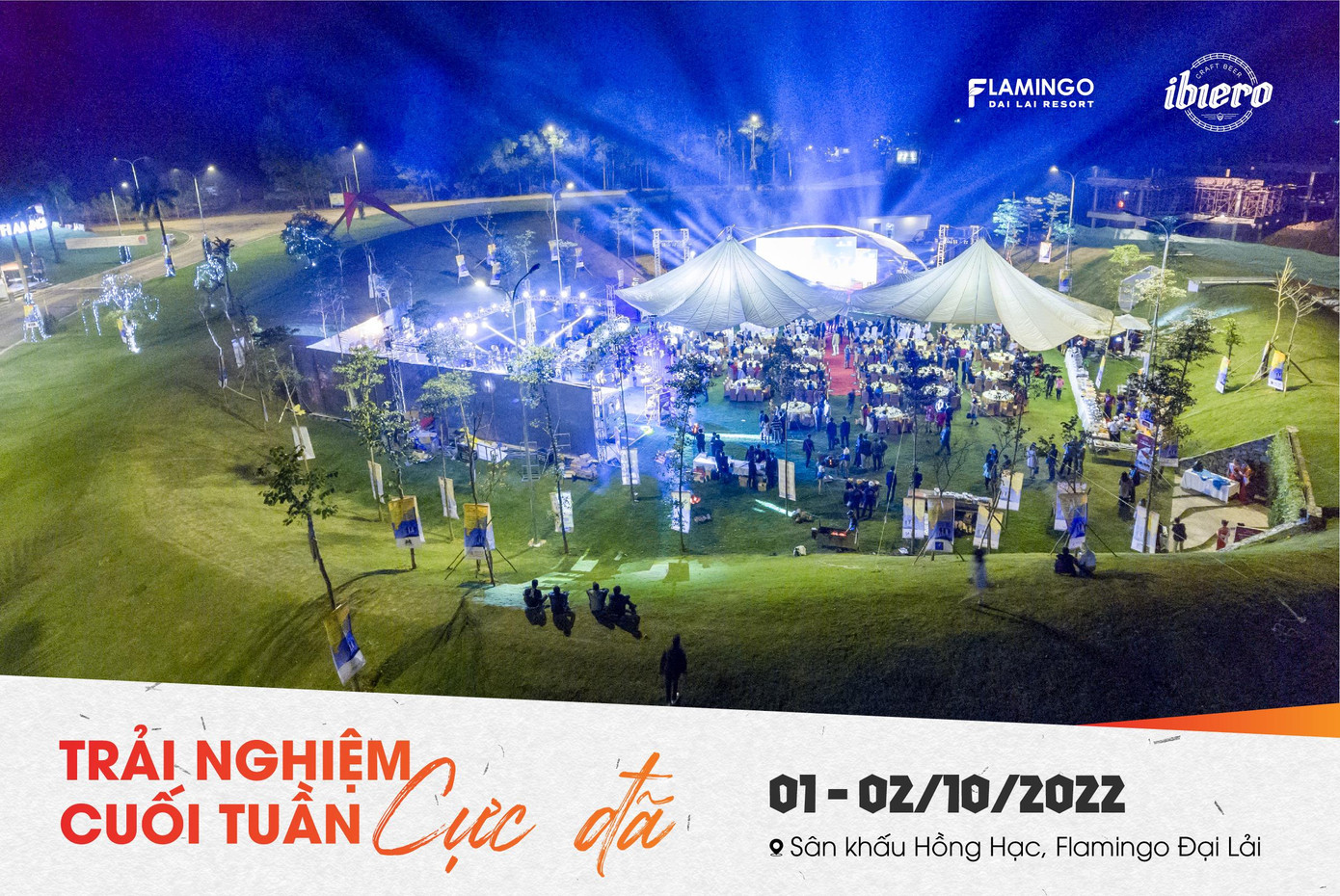 Sân khấu Hồng Hại đã sẵn sàng cho OktoberFest Flamingo Dai Lai Resort 2022