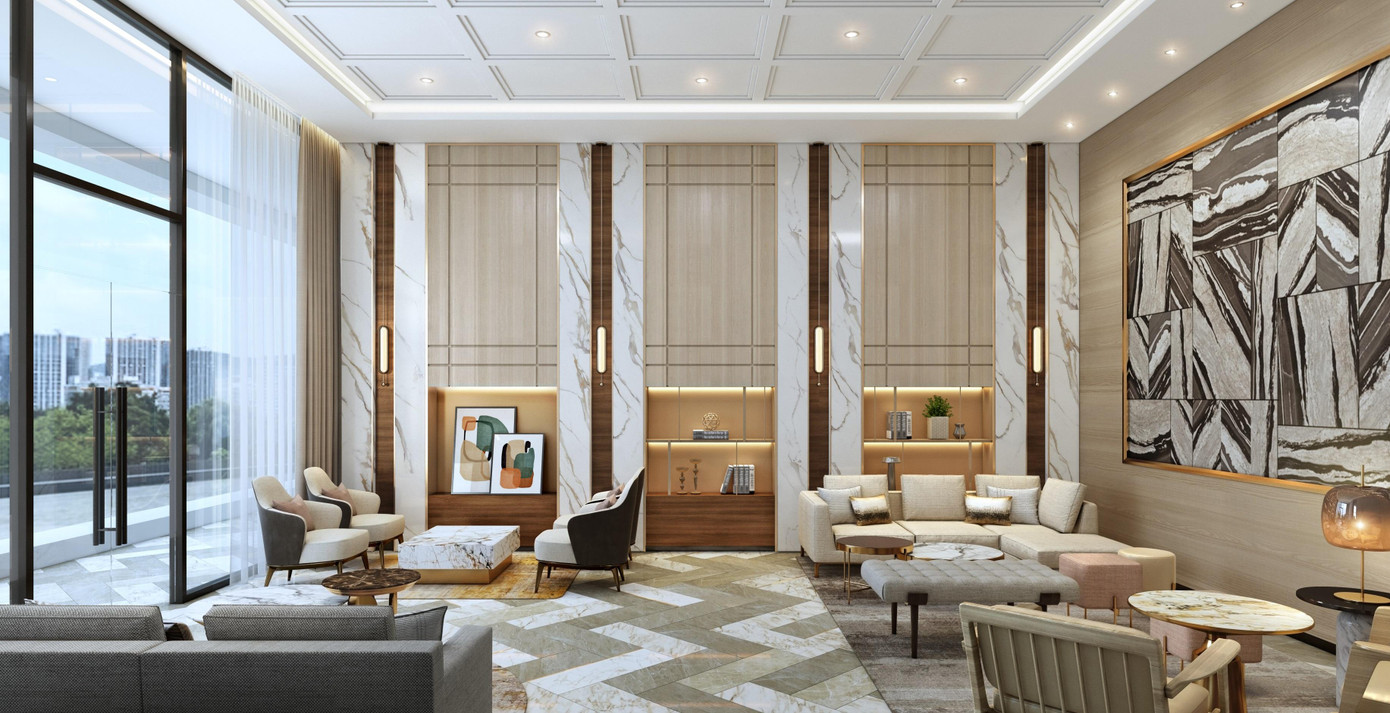Các thiết kế chú trọng vào từng chi tiết nhằm tạo nên một không gian gần gũi nhưng không kém phần tinh tế, sang trọng của Studio HBA tại Masteri West Heights.
