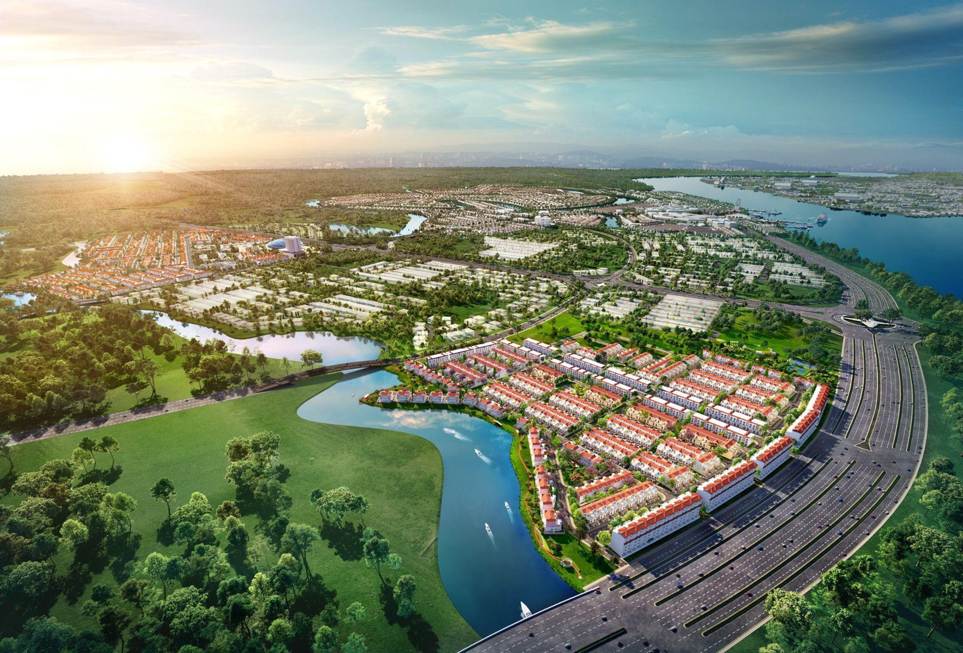 River Park 1 nằm ngay cửa ngõ Aqua City đang là dự án hấp dẫn bậc nhất với nhà đầu tư phía Bắc sành sỏi.