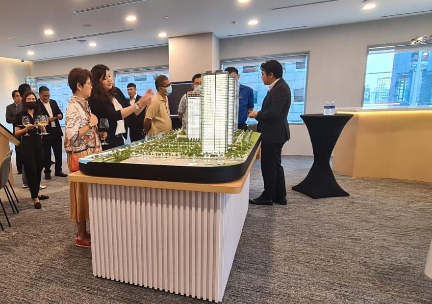 Trong buổi giới thiệu dự án của Masterise Homes đầu tiên tại Singapore tháng 9/2022, nhà đầu tư quốc tế phản hồi tích cực và quan tâm đặc biệt tới Grand Marina Saigon. Ảnh: Druce