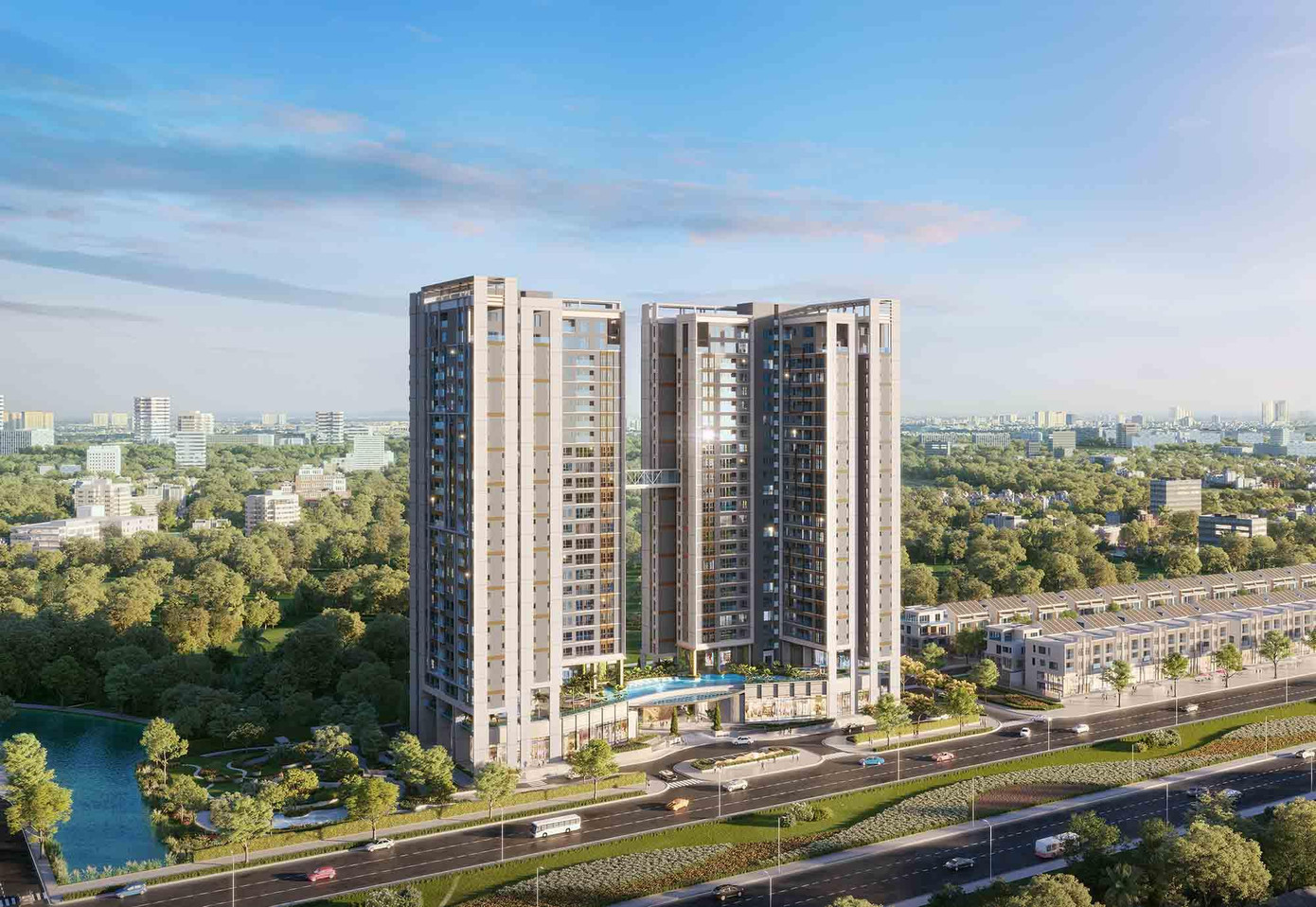 Essensia Nam Sài Gòn được giới thiệu ra thị trường ở thời điểm thị trường BĐS khu Nam đang sôi động nhất trong năm. Ảnh: Tange Consultant