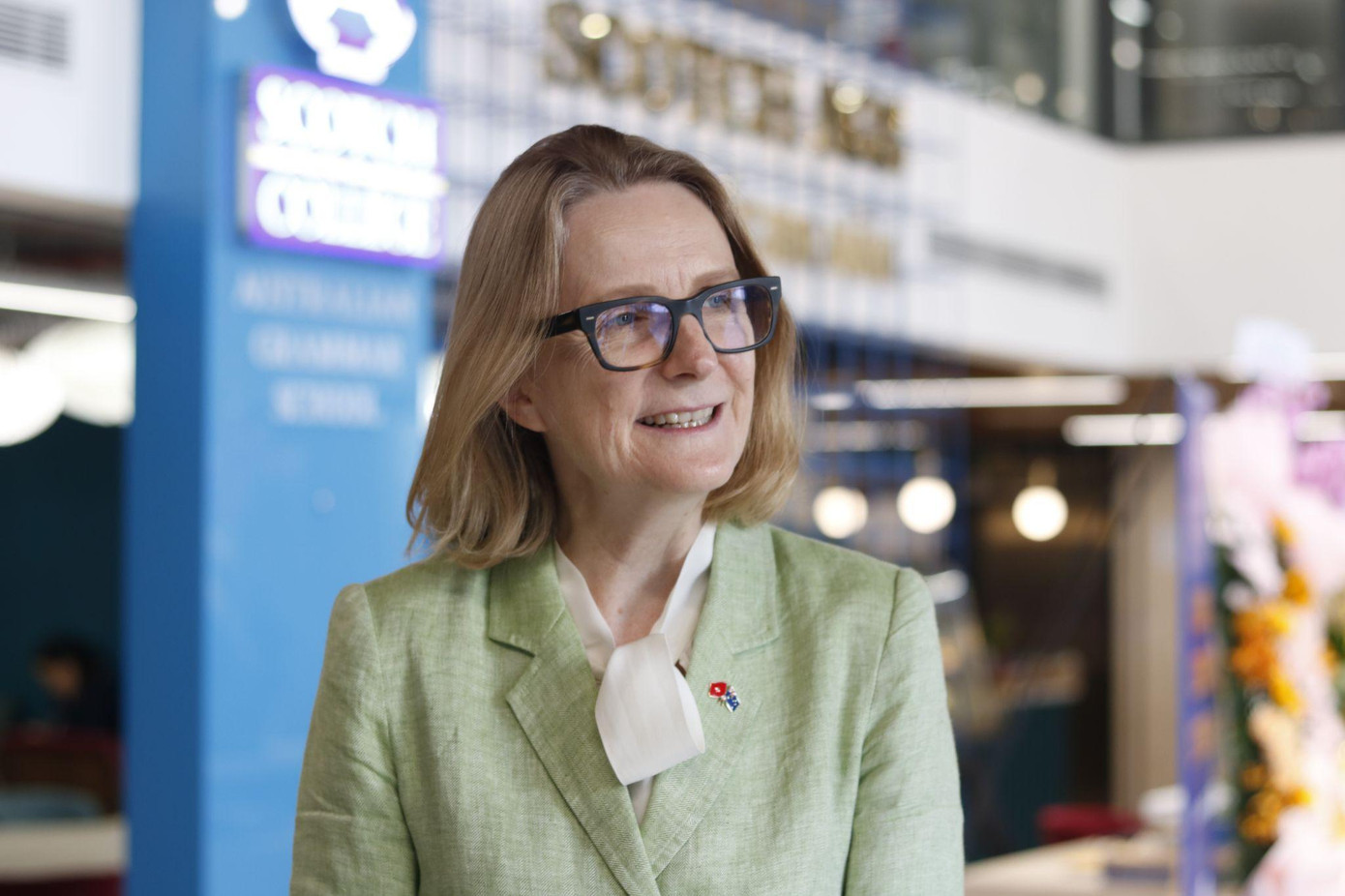 Bà Sarah Hooper - Tổng lãnh sự Úc tại TP.HCM. Nguồn: Scotch AGS