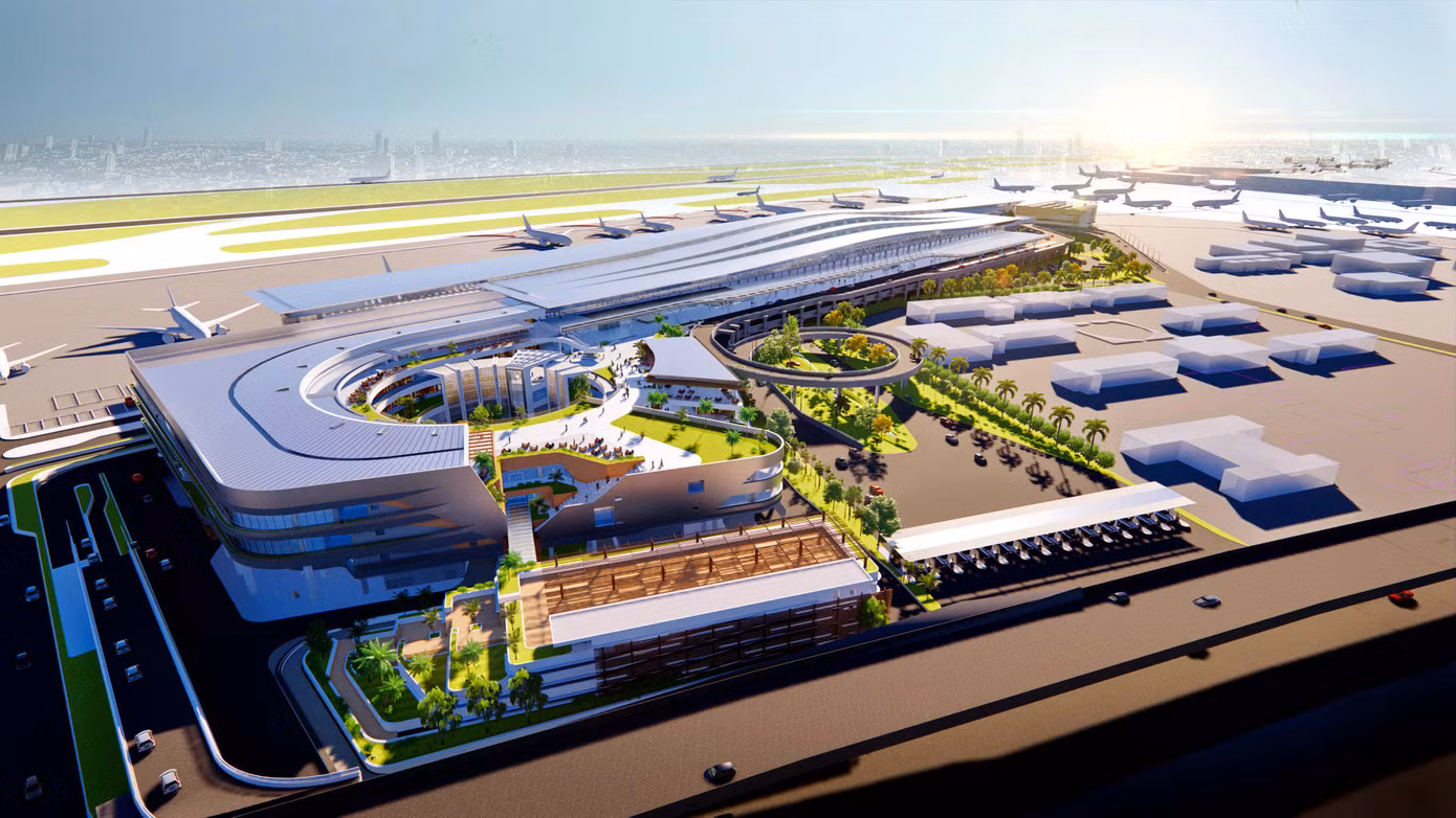 Phối cảnh nhà ga T3 sân bay Tân Sơn Nhất (Ảnh: ACV). Phối cảnh nhà ga T3 sân bay Tân Sơn Nhất (Ảnh: ACV).