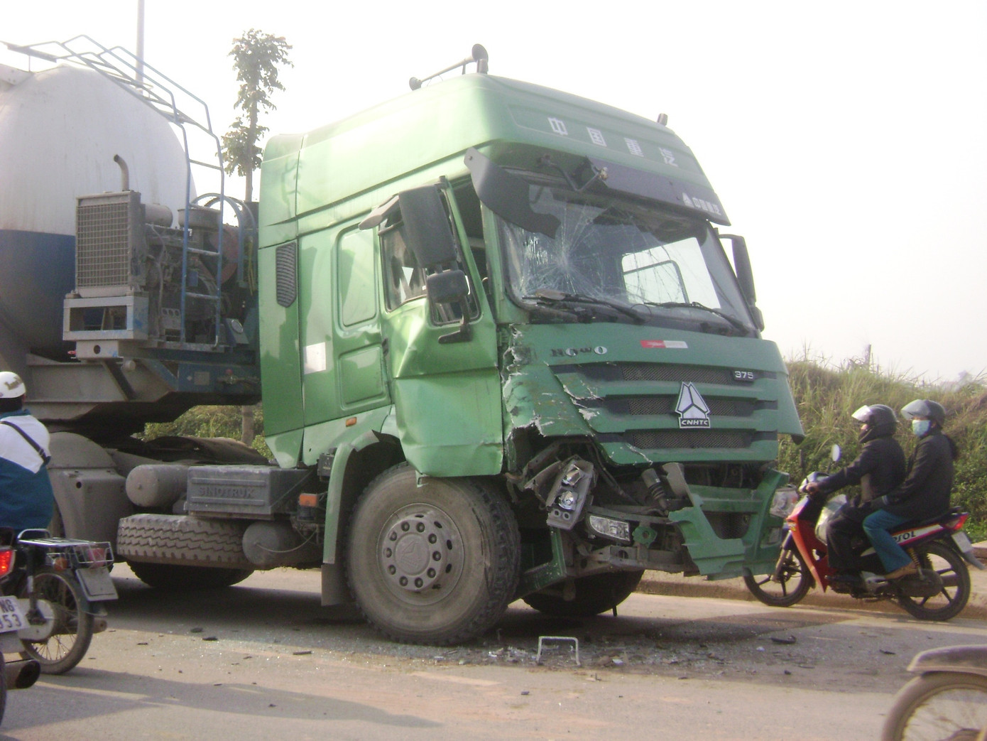 Hiện trường vụ tai nạn