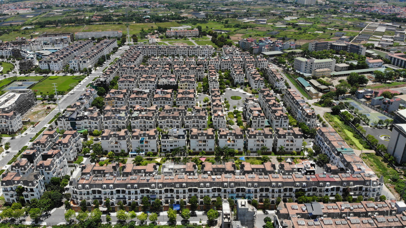 Dự án nhà liền kề tại một số quận của Hà Nội có giá lên tới 240 triệu/m2 gần như không có giao dịch. Ảnh minh họa.