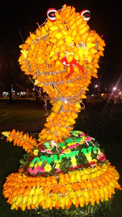 Một con rắn chào Xuân Quý Tỵ