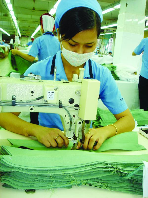 Các DN dệt may Việt Nam chấp nhận giảm lãi để gia tăng xuất khẩu Ảnh: Đại Dương