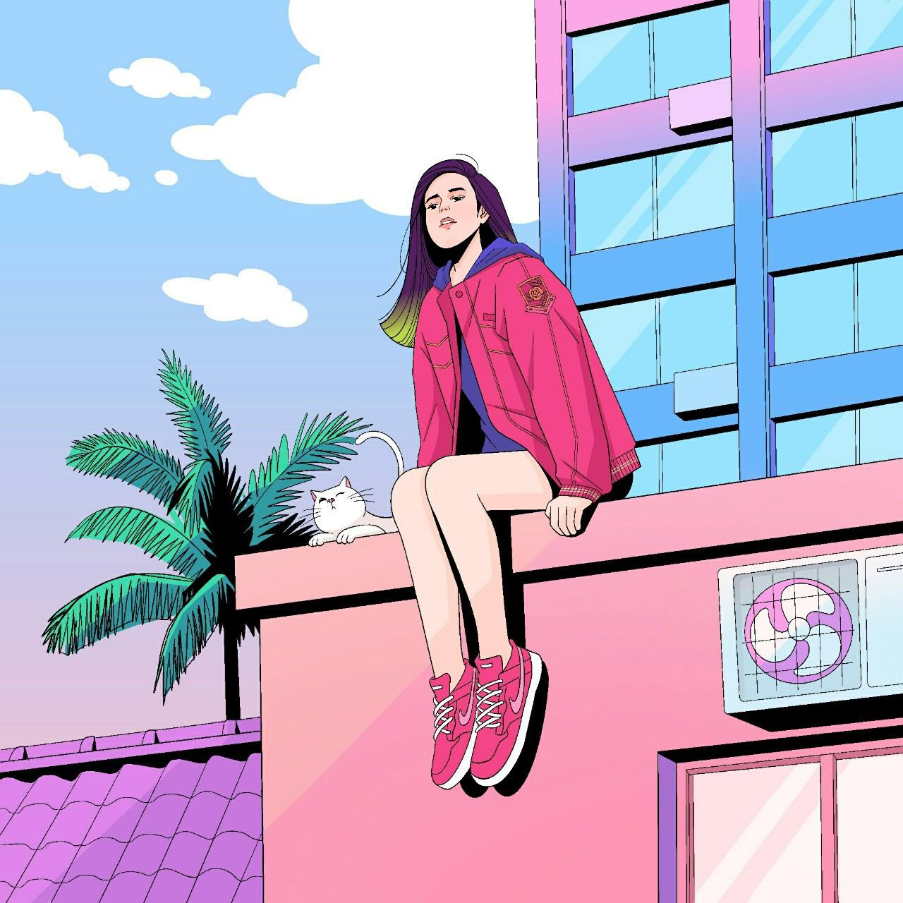 Một tác phẩm của Cẩm Giang mang đậm phong cách cá nhân.