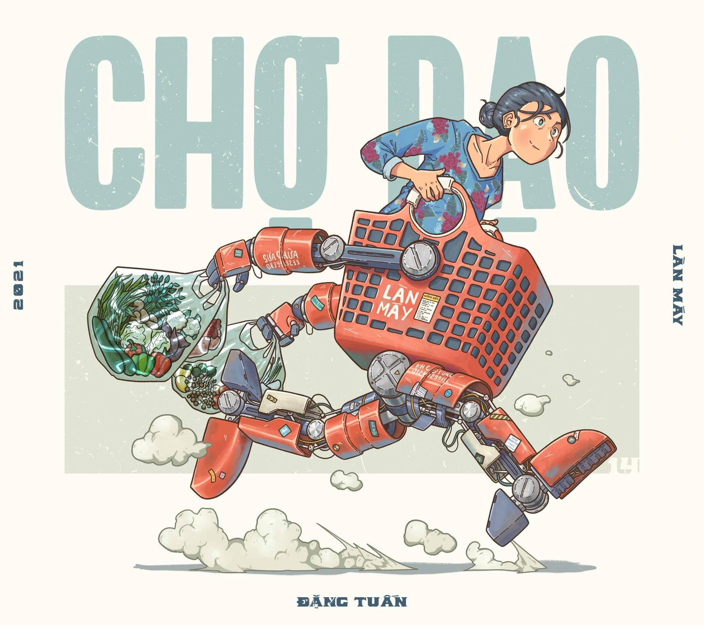 Phong cách vẽ tranh "futuristic" (trường phái vị lai) “góp mặt” trong hầu hết các tác phẩm của Tuấn. Phong cách vẽ tranh "futuristic" (trường phái vị lai) “góp mặt” trong hầu hết các tác phẩm của Tuấn.