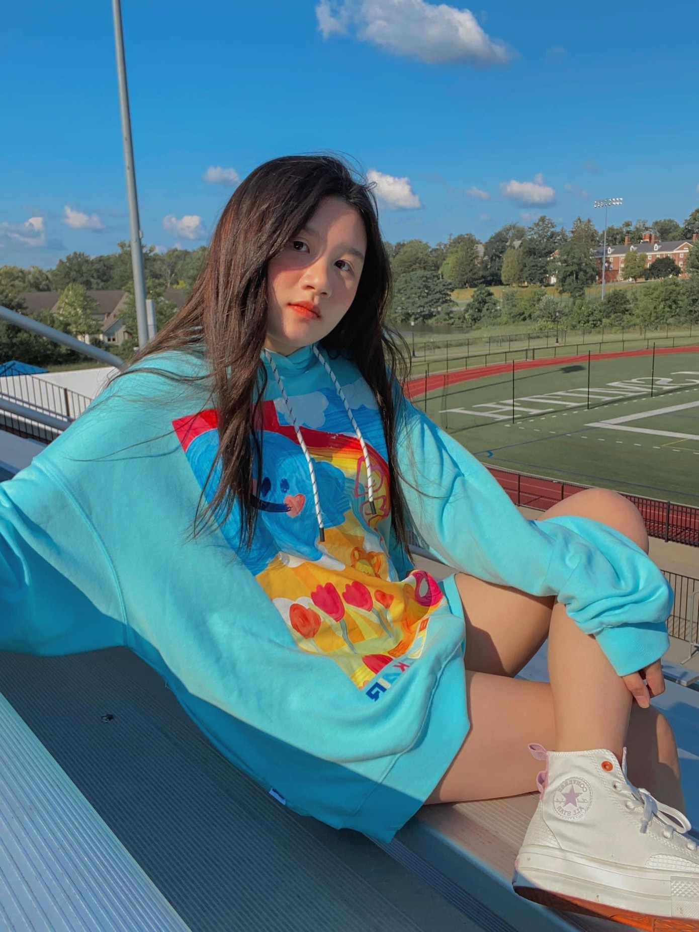 Là người yêu thích nghệ thuật nên Vân quyết định theo học chuyên Truyền thông và Theater. Là người yêu thích nghệ thuật nên Vân quyết định theo học chuyên Truyền thông và Theater.