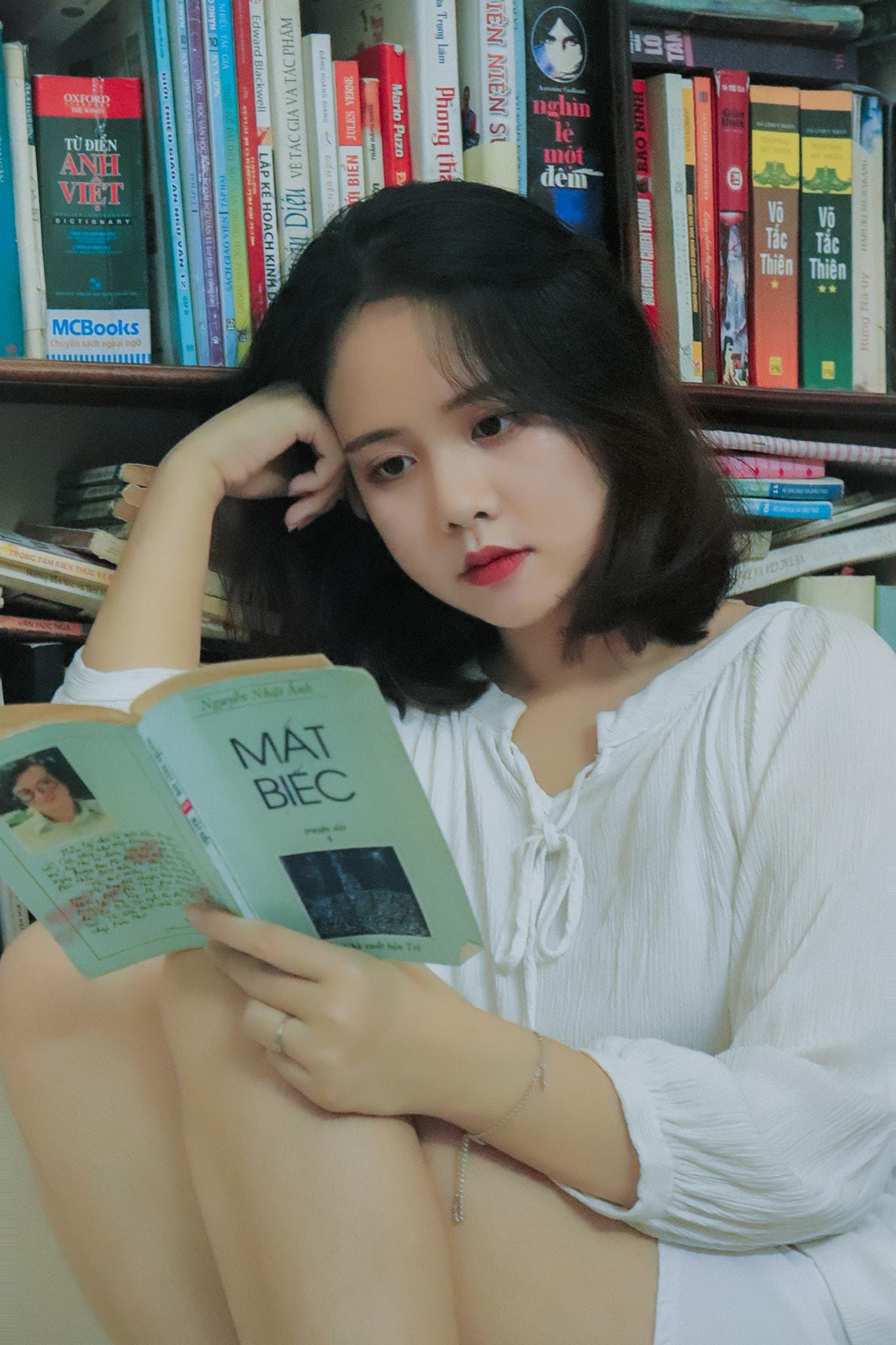 Phạm Thanh Xuân: “Mình nghĩ, đọc sách là một thói quen rất tốt và cần được duy trì. Nó giúp mình rèn tính nhẫn nại và khống chế sự nóng nảy”.