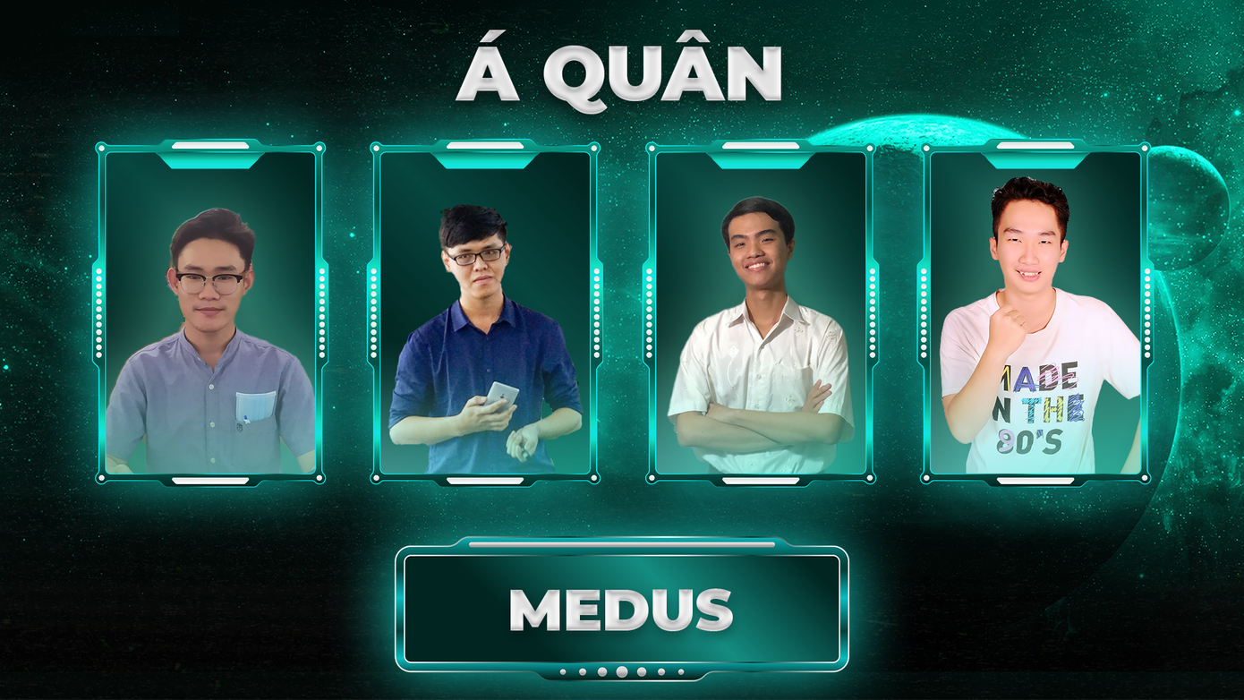 Ngôi vị Á quân thuộc về dự án "Nền tảng hỗ trợ học tập y khoa" của đội Medus.