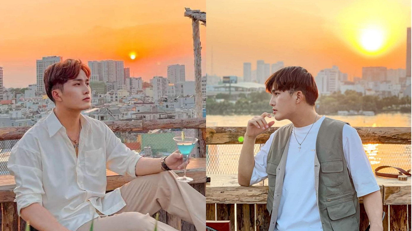 Tiến Khôi thường đến các quán rooftop cùng bạn bè vào khi rảnh rỗi.