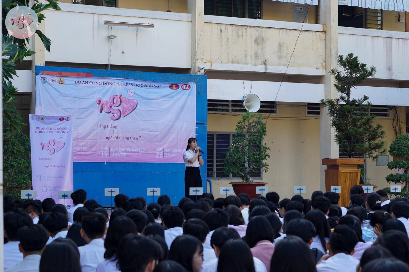 Dự án "Ngỏ" đã đến với học sinh THPT, giúp các bạn tháo gỡ những khó khăn về tâm lý.