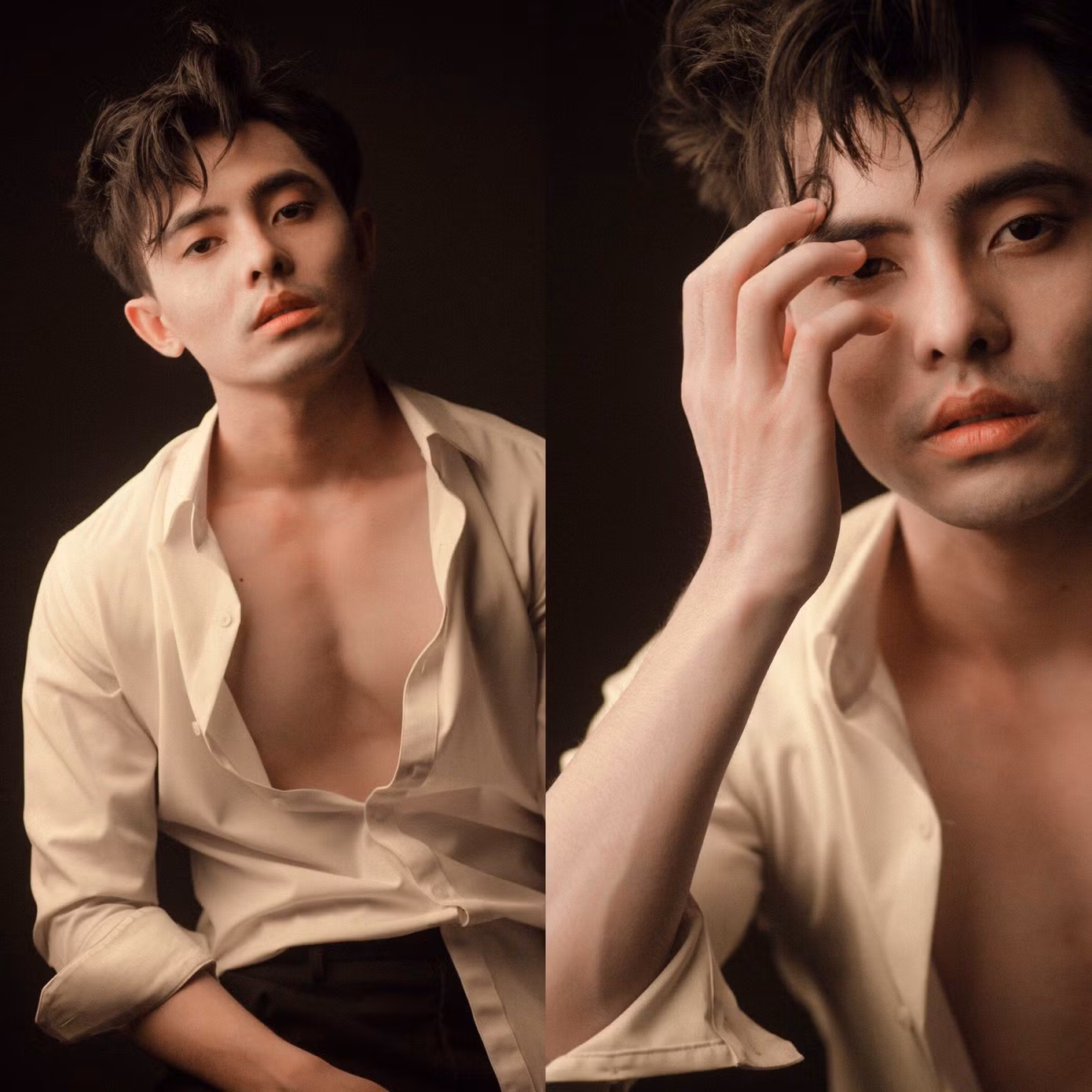 Phong sở hữu ngoại hình ưa nhìn và vẻ ngoài nam tính.