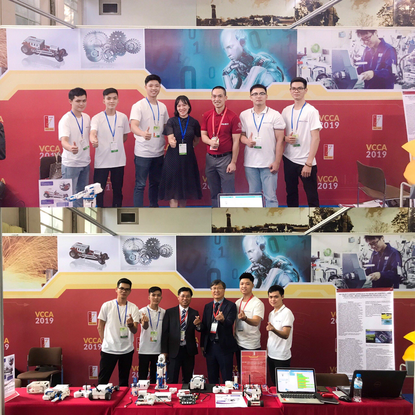 Nhóm BrickOne tham dự triển lãm VCCA 2019. Nhóm BrickOne tham dự triển lãm VCCA 2019.