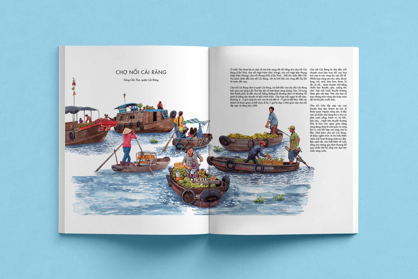 Một trang của artbook Việt Nam dọc miền du ký của Lê Rin. Một trang của artbook Việt Nam dọc miền du ký của Lê Rin.