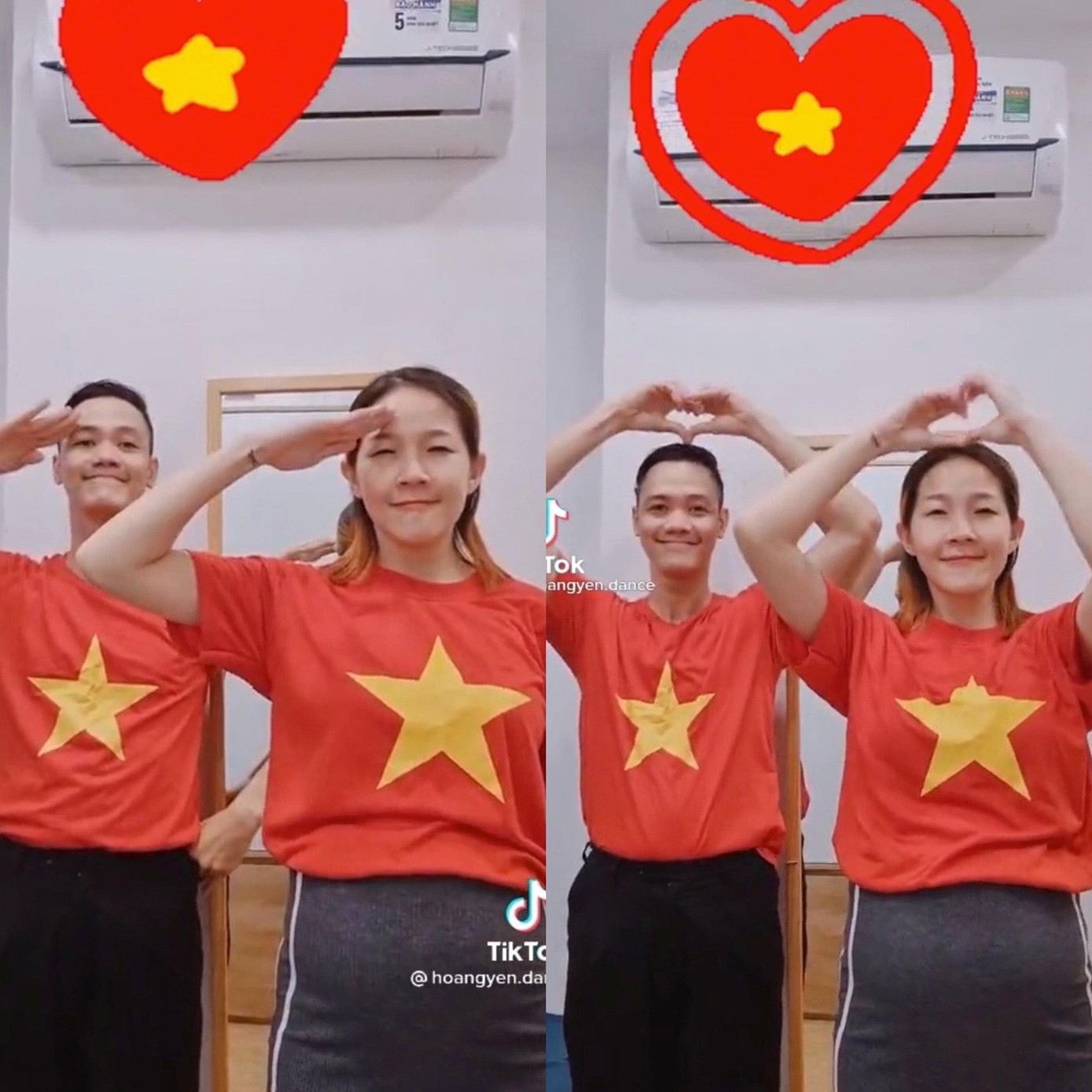 Clip múa trên nền nhạc ca khúc "COVID nhanh đi đi" của Bình - Yến nhanh chóng lan tỏa trên mạng xã hội.