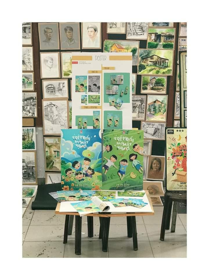 Những sản phẩm do Minh Anh vẽ.