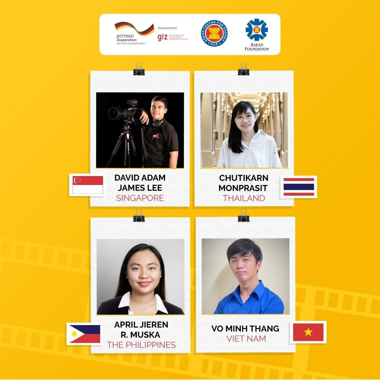 Minh Thắng cùng các bạn trẻ ASEAN tham gia cuộc thi. Minh Thắng cùng các bạn trẻ ASEAN tham gia cuộc thi.