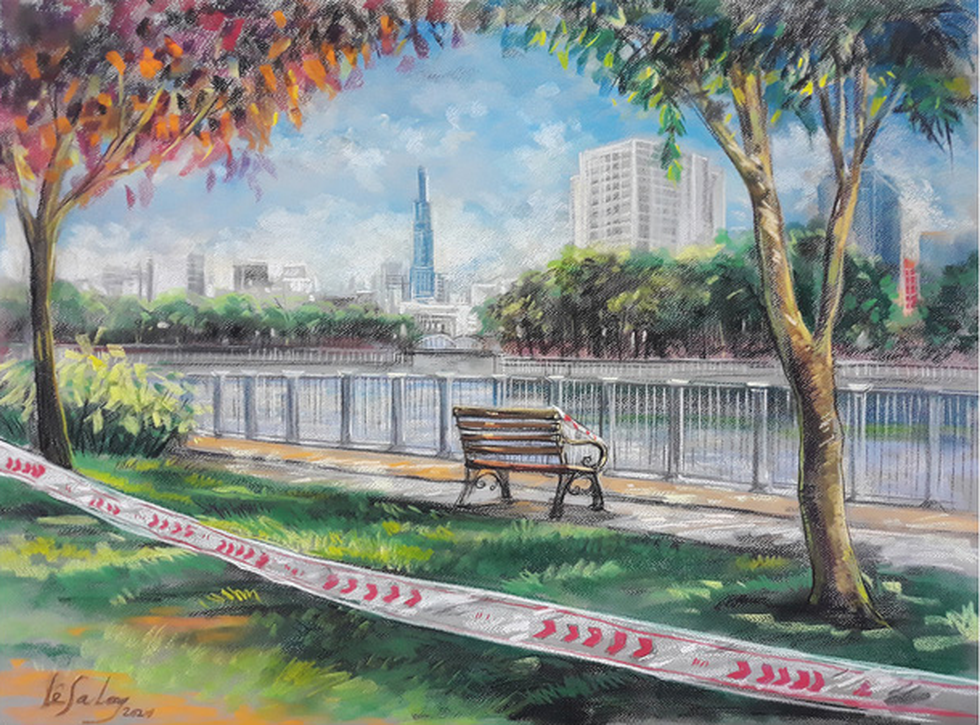 Kênh nhiêu Lộc những ngày Sài Gòn giãn cách cũng được họa sĩ Lê Sa Long ký họa. Kênh nhiêu Lộc những ngày Sài Gòn giãn cách cũng được họa sĩ Lê Sa Long ký họa.