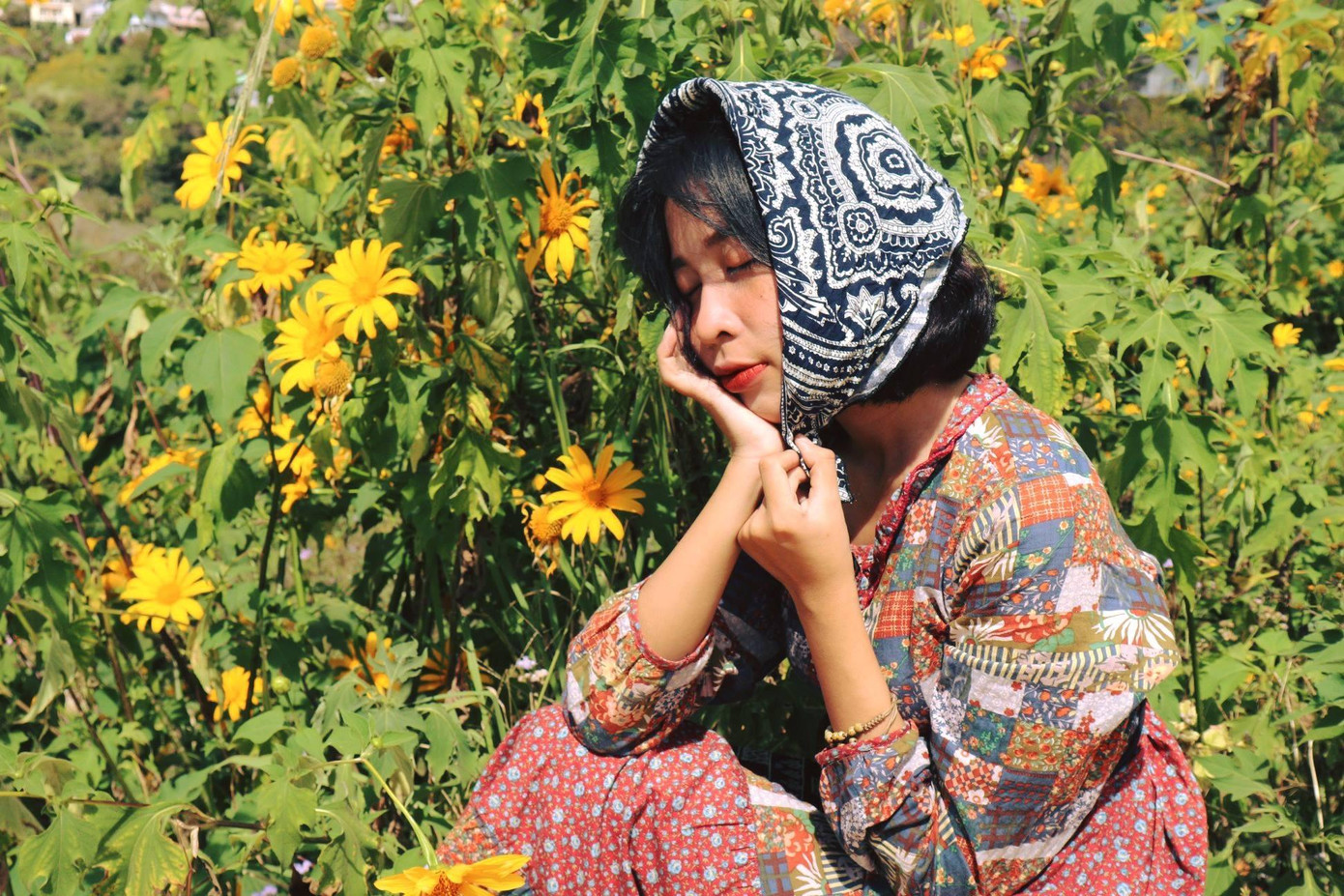 An chuyển về “làng” như một cách đi tìm sự bình yên. (Ảnh: NVCC)