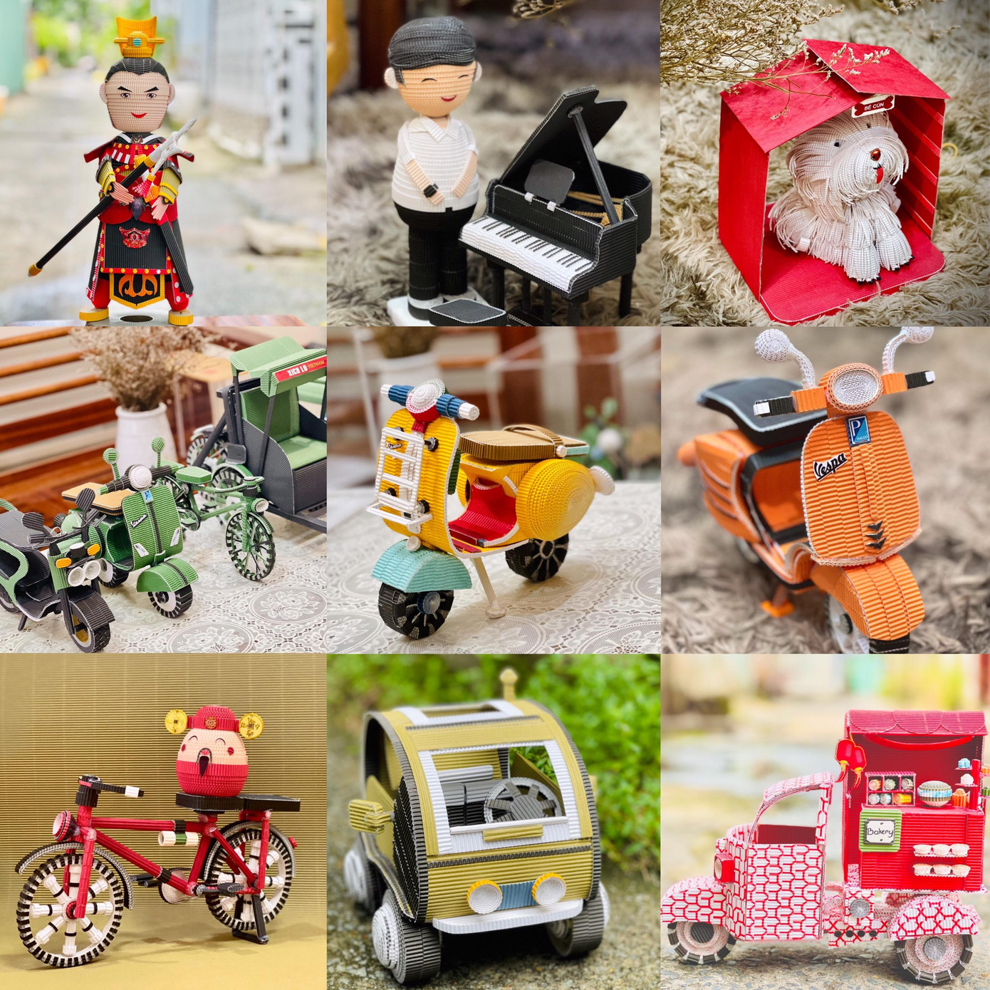 Những tác phẩm do Thanh Thương tạo tác.