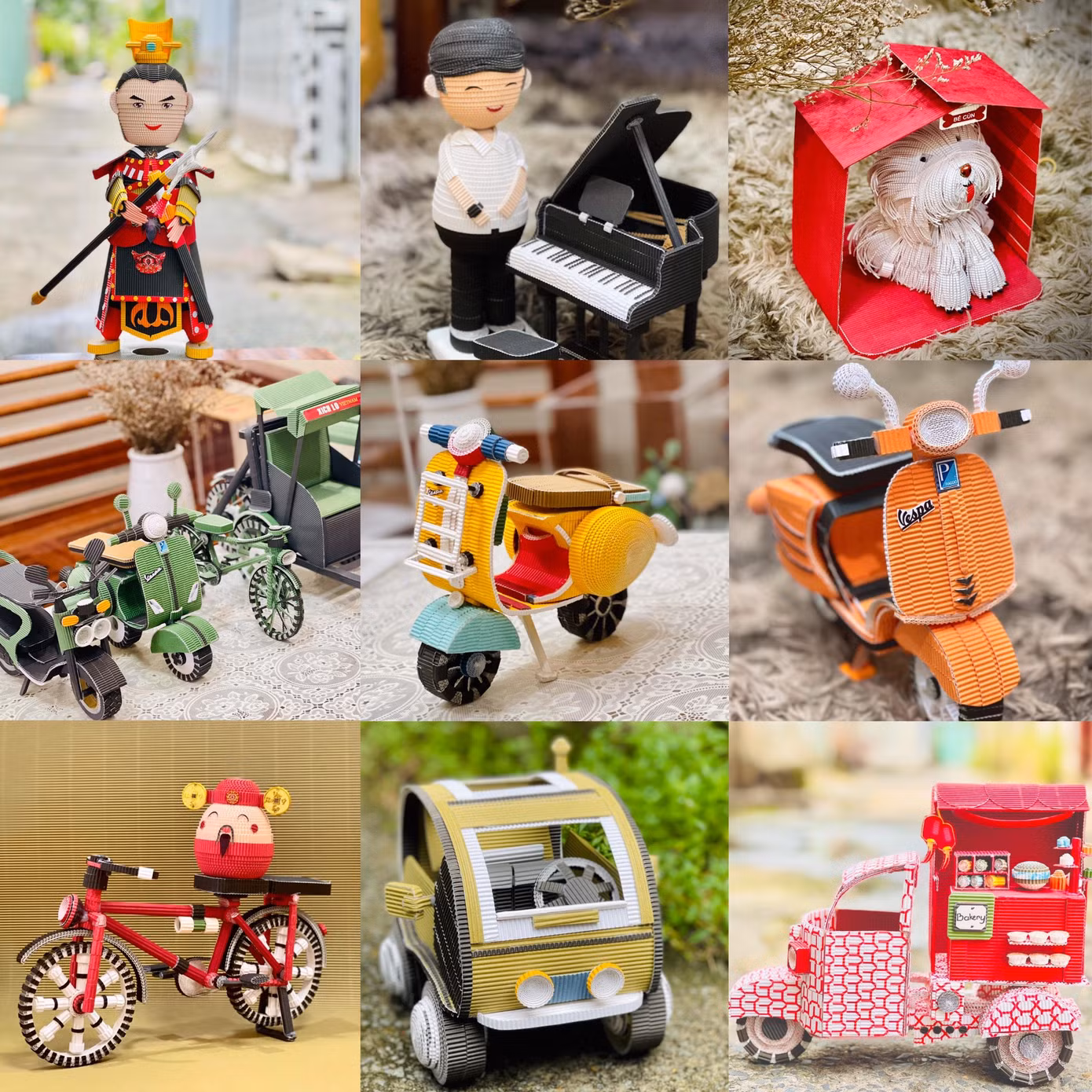 Những tác phẩm do Thanh Thương tạo tác.