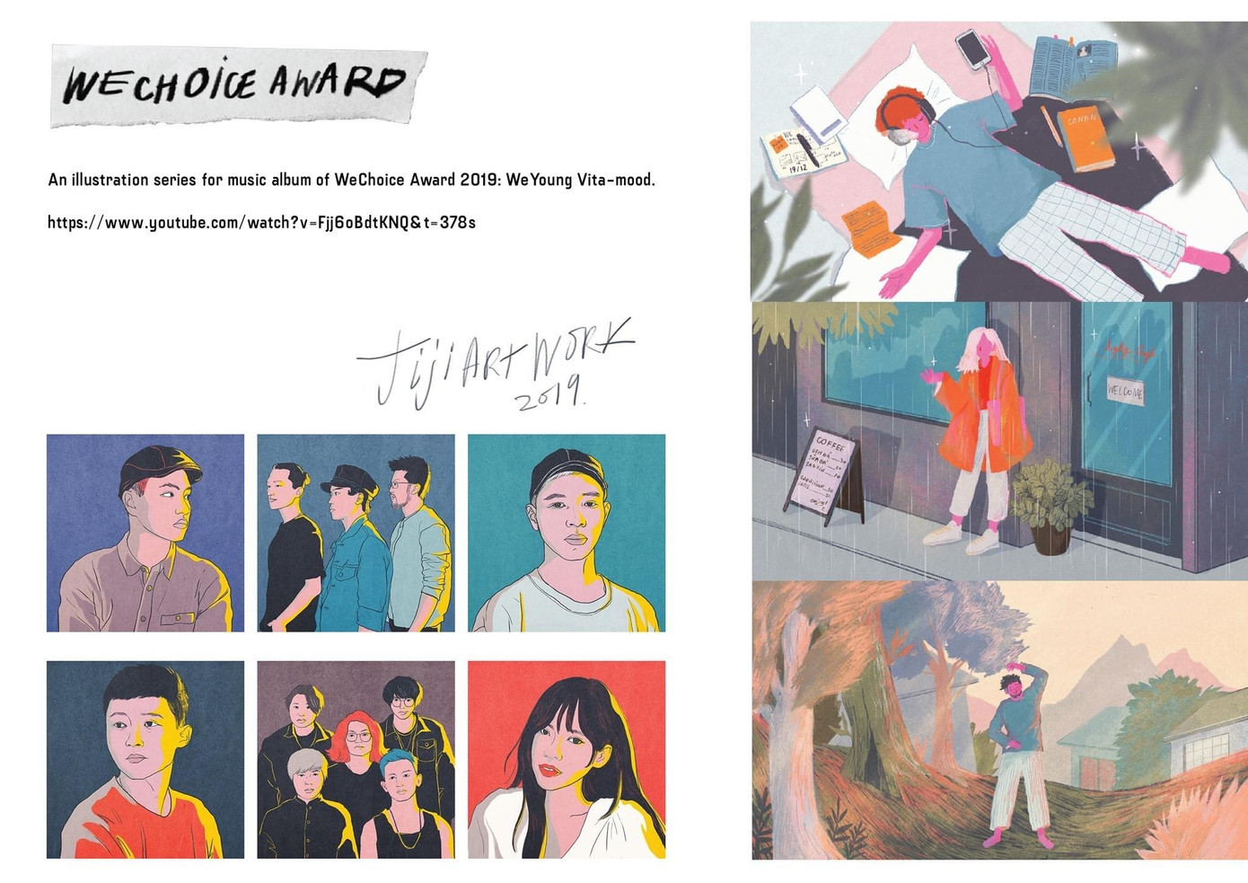 Jiji đảm nhận việc xây dựng hình ảnh trong album ca nhạc sự kiện WeChoice Award 2019.