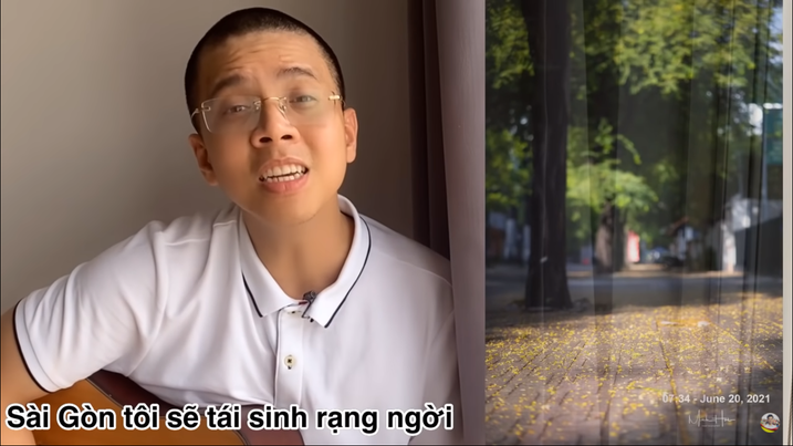 Ca khúc được thể hiện cùng với hình ảnh về Sài Gòn của nhiếp ảnh gia Minh Hòa.