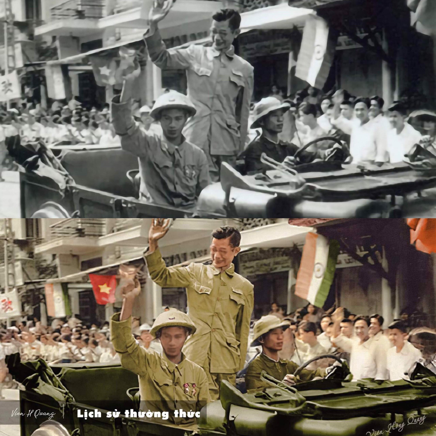 “Mình mong muốn giới trẻ cũng như tất cả mọi người biết và hiểu những gì mình đang có như độc lập, tự do, ấm no, hạnh phúc. Đó không phải tự nhiên mà có mà nó là kết quả của rất nhiều thế hệ tiền nhân đã cống hiến, hy sinh", Hồng Quang chia sẻ.