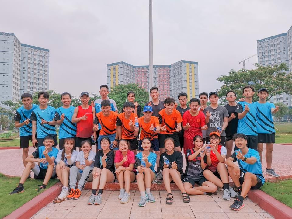 Các thành viên của CLB University Runners. (Ảnh: Phạm Sơn Kiên)