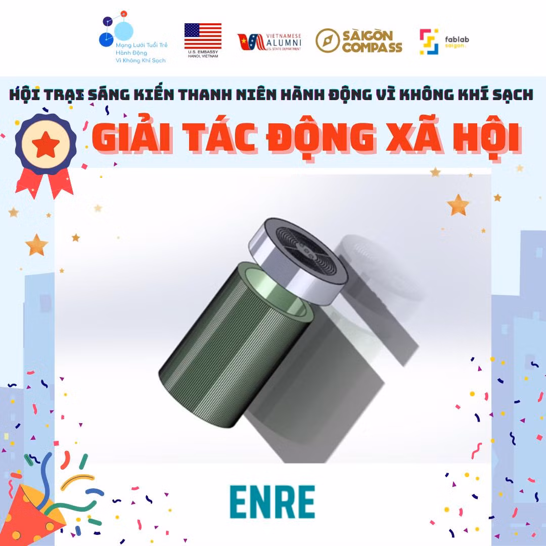 Dự án của nhóm đã loạt vào top 10 xuất sắc nhất và được nhận hỗ trợ từ YCCA. (Ảnh: NVCC)