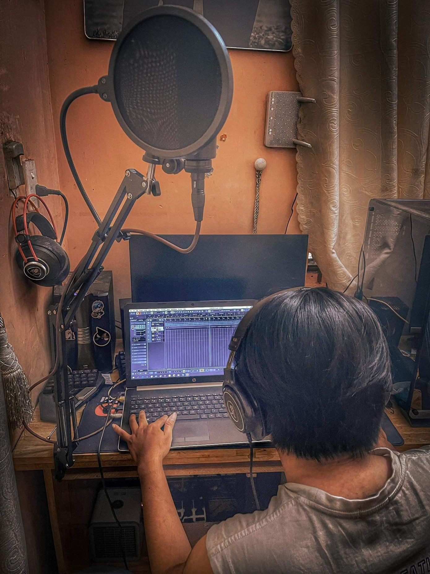 Một trong những phân đoạn để làm ra một bản phối. (Ảnh: NVCC) Một trong những phân đoạn để làm ra một bản phối. (Ảnh: NVCC)