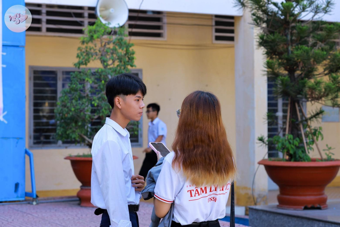 Những học sinh đã mạnh dạn chia sẻ các vấn đề về tâm lý khi dự án xuống trường triển khai.