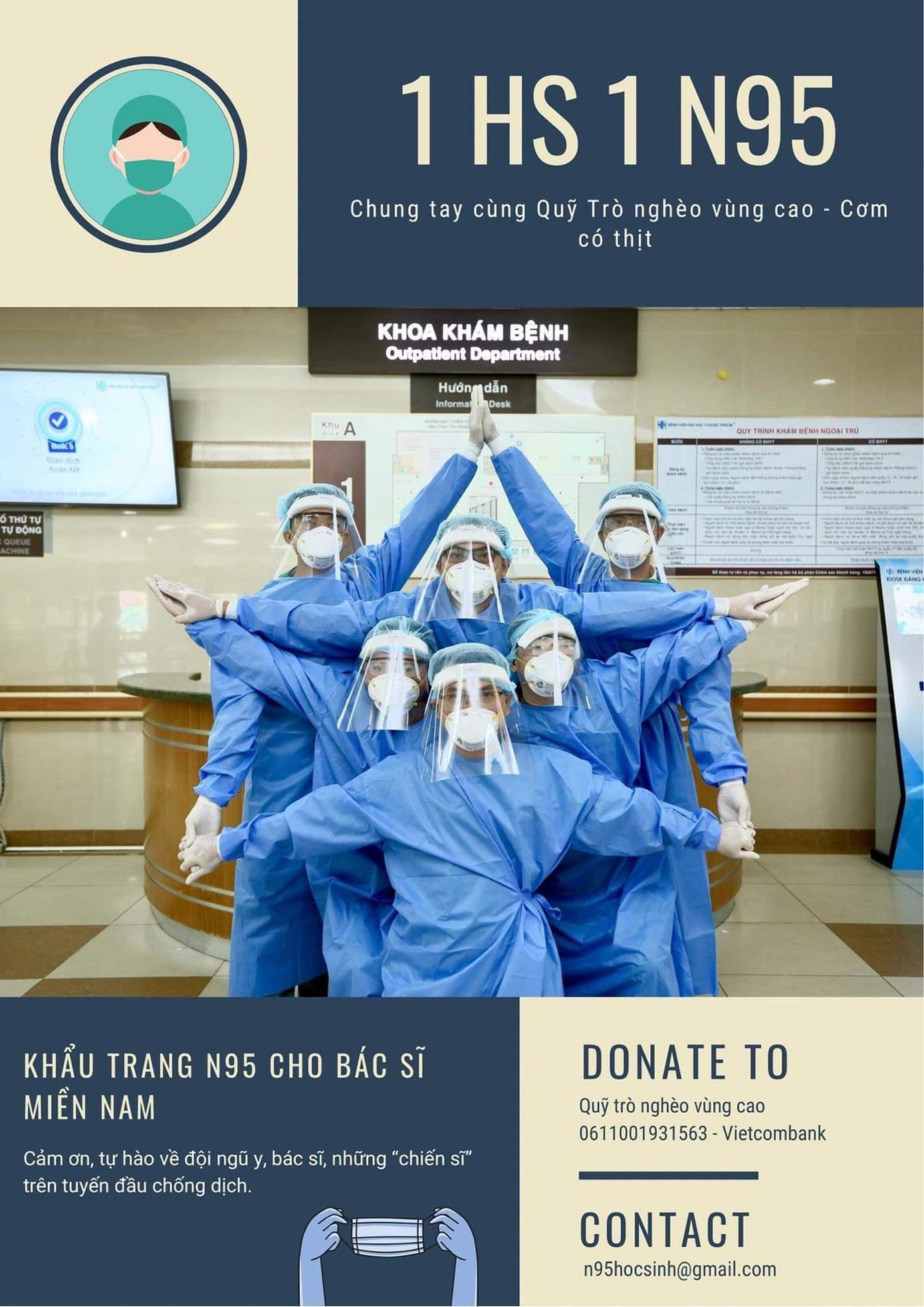 “1 học sinh 1 N95” đã thu hút sự quan tâm, chú ý của nhiều người qua mạng xã hội. Page chính thức của dự án đã gần cán mốc 4.000 likes và tiếp cận được với hơn 270.000 người. “1 học sinh 1 N95” đã thu hút sự quan tâm, chú ý của nhiều người qua mạng xã hội. Page chính thức của dự án đã gần cán mốc 4.000 likes và tiếp cận được với hơn 270.000 người.