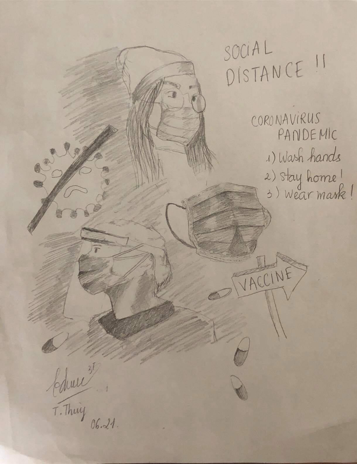 Nhiều lời nhắn kèm theo hình ảnh vẽ tay cảm động được gửi về chương trình.