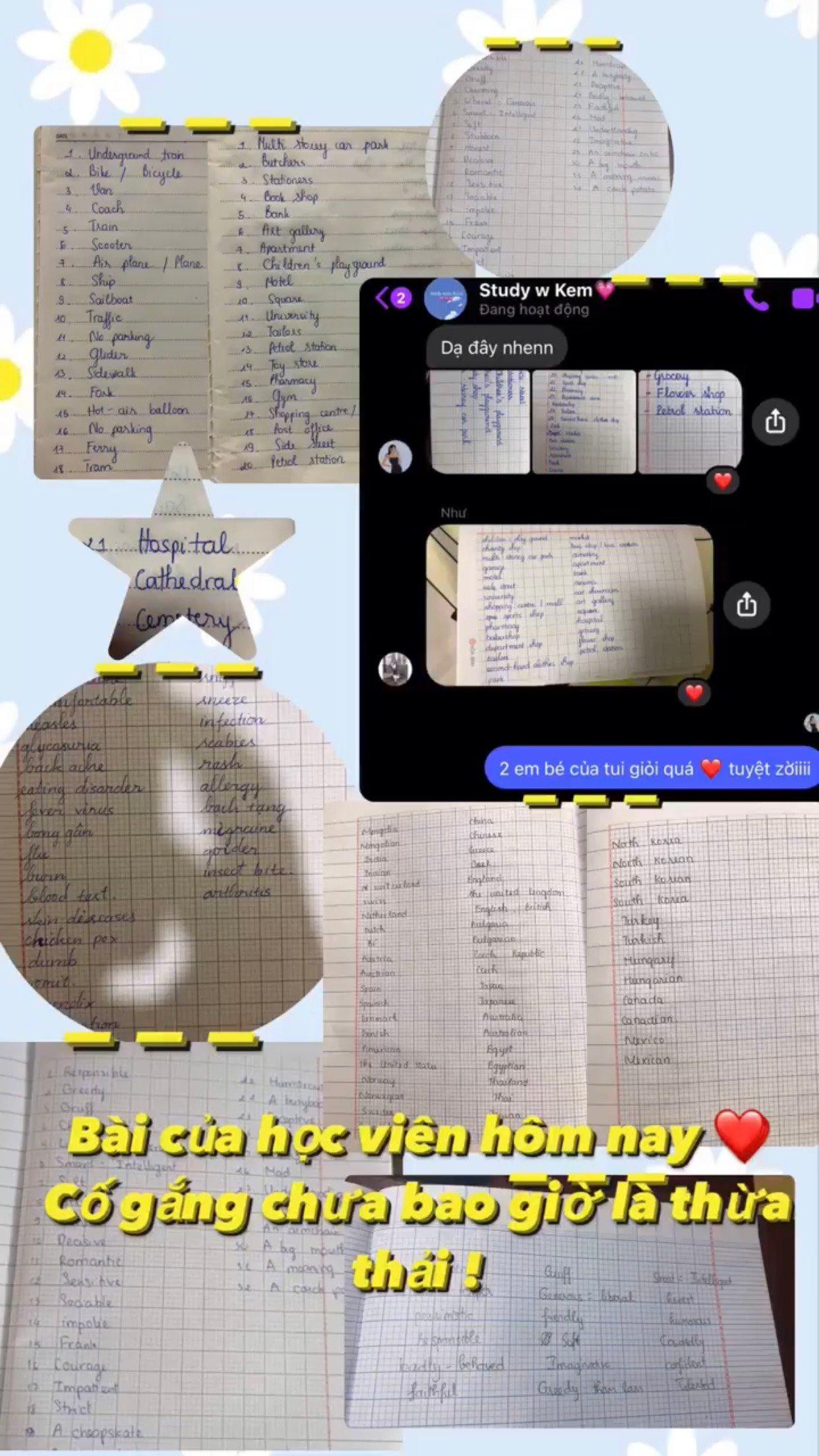 Giáo án của Phương Uyên lên với nhiều sự khác biệt giúp học viên nhớ được từ vựng nhanh.