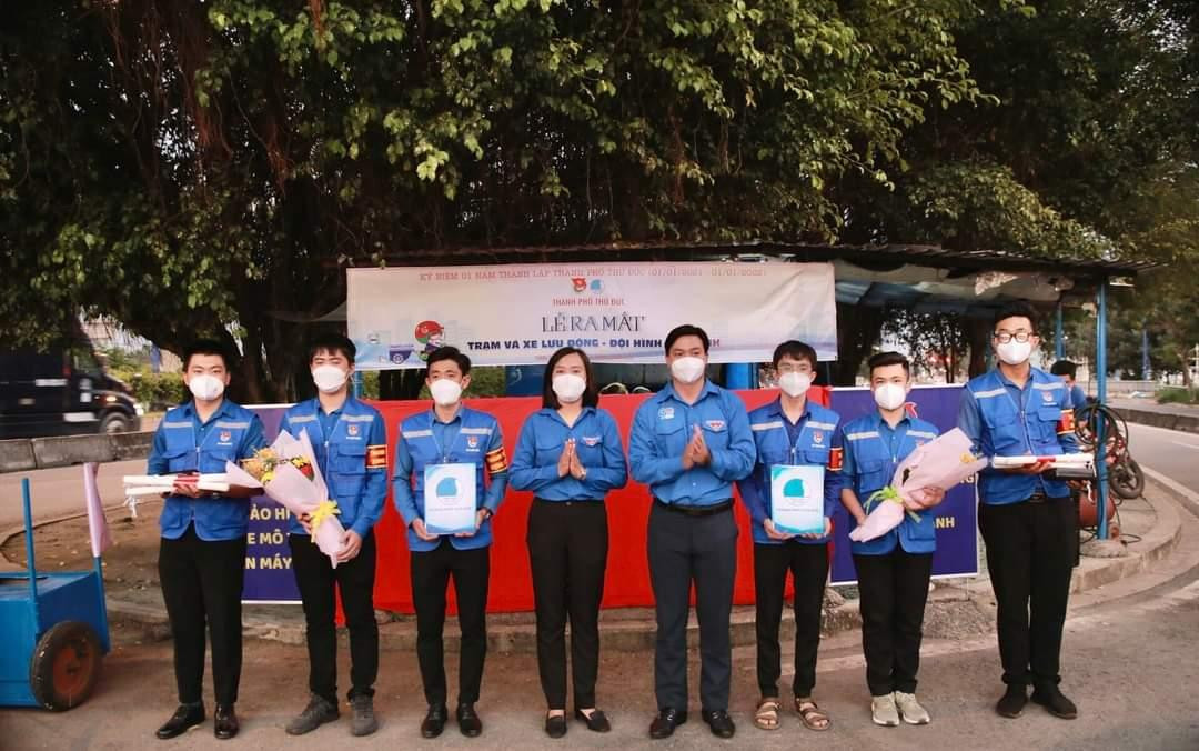 Trạm xe lưu động được ra mắt trong đợt cao điểm phòng, chống tội phạm và đảm bảo trật tự, an toàn xã hội trên địa bàn TP. HCM.