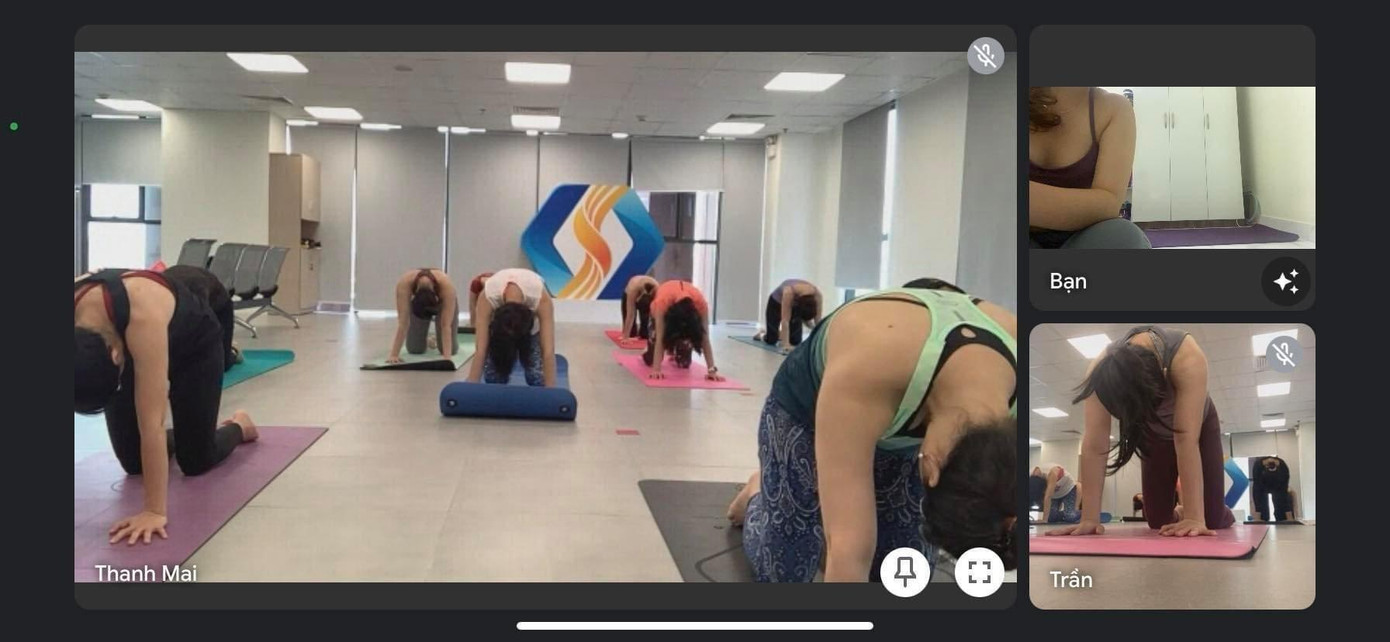 Lớp học Yoga online của Minh Thương. Lớp học Yoga online của Minh Thương.