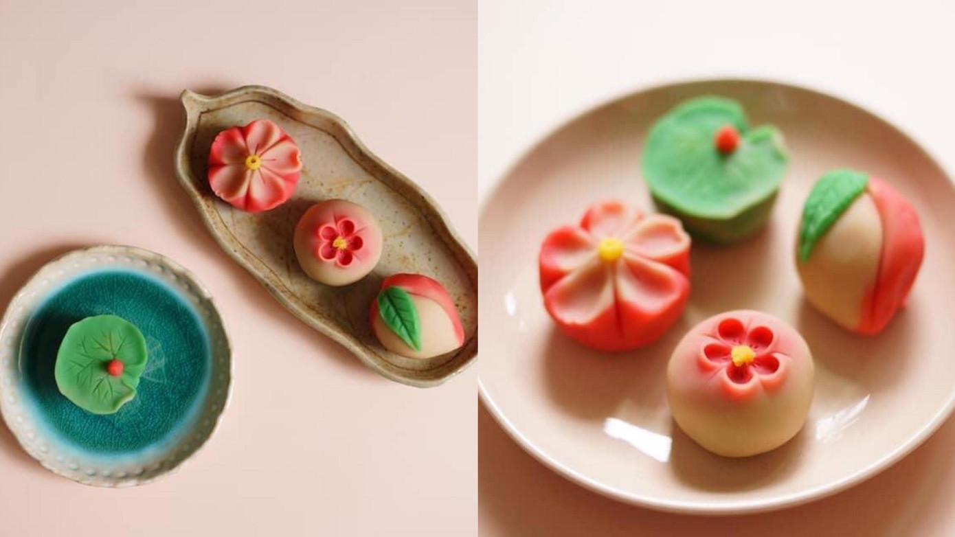 Những chiếc bánh Wagashi vô cùng đẹp mắt của chị Nguyễn Thị Nguyệt Trúc. Những chiếc bánh Wagashi vô cùng đẹp mắt của chị Nguyễn Thị Nguyệt Trúc.
